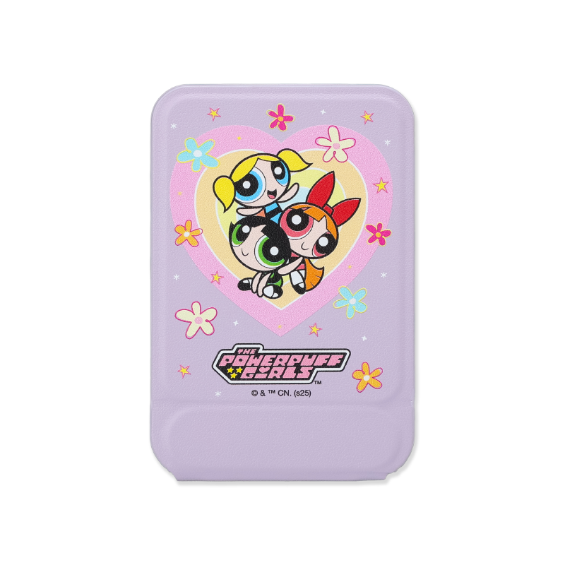 Magsafe Wallet The Powerpuff Girls สีม่วง