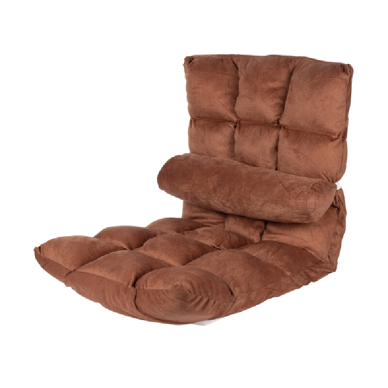 เบาะนั่งญี่ปุ่นพร้อมหมอนอิง NONBRAND สีน้ำตาล